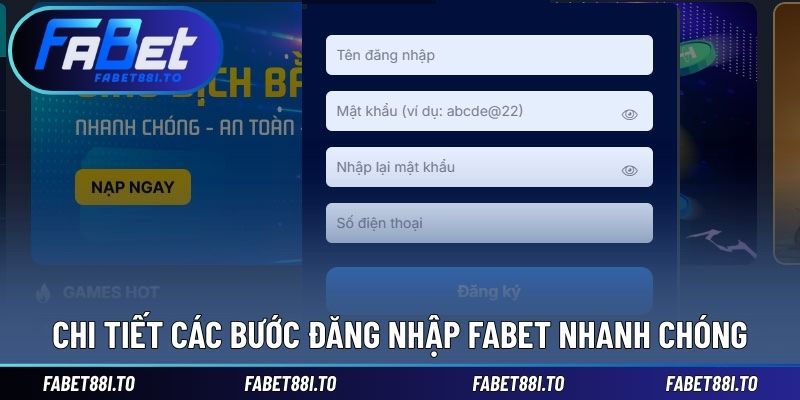 Hướng dẫn dễ dàng truy cập nền tảng để cá cược