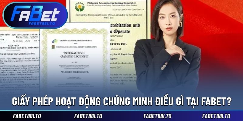 Minh chứng rõ ràng độ uy tín khi có chứng chỉ hoạt động